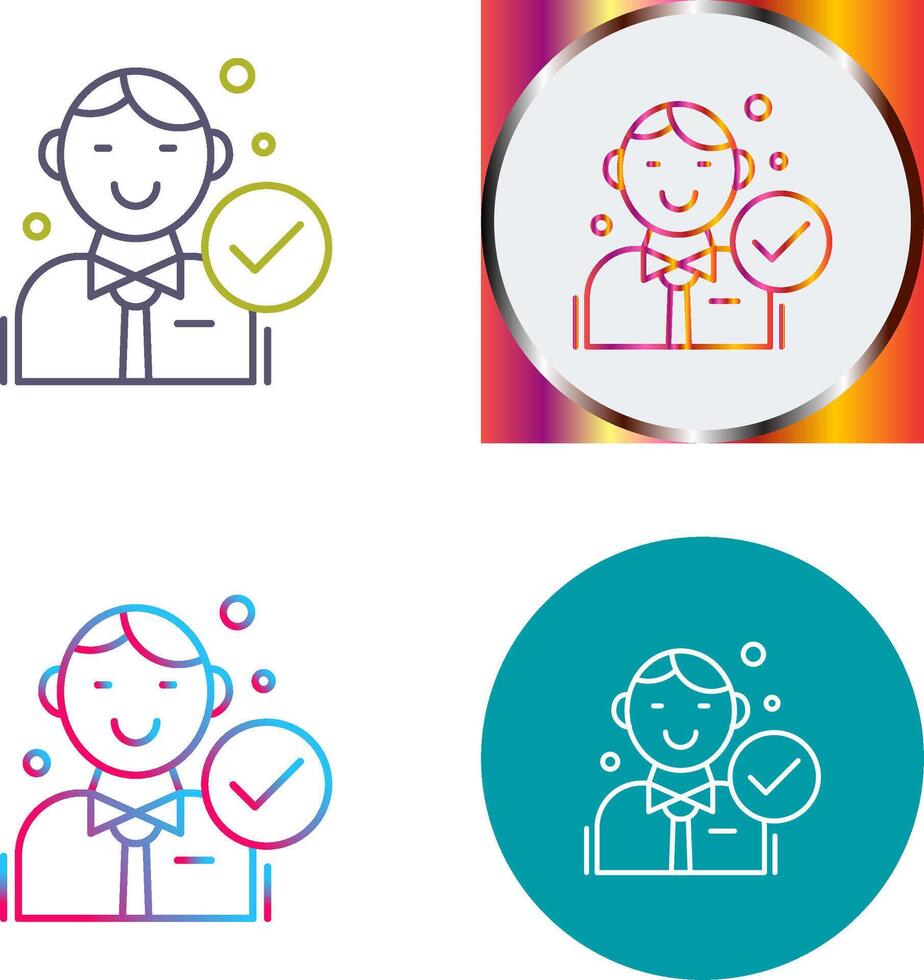 Hire Icon Design vector
