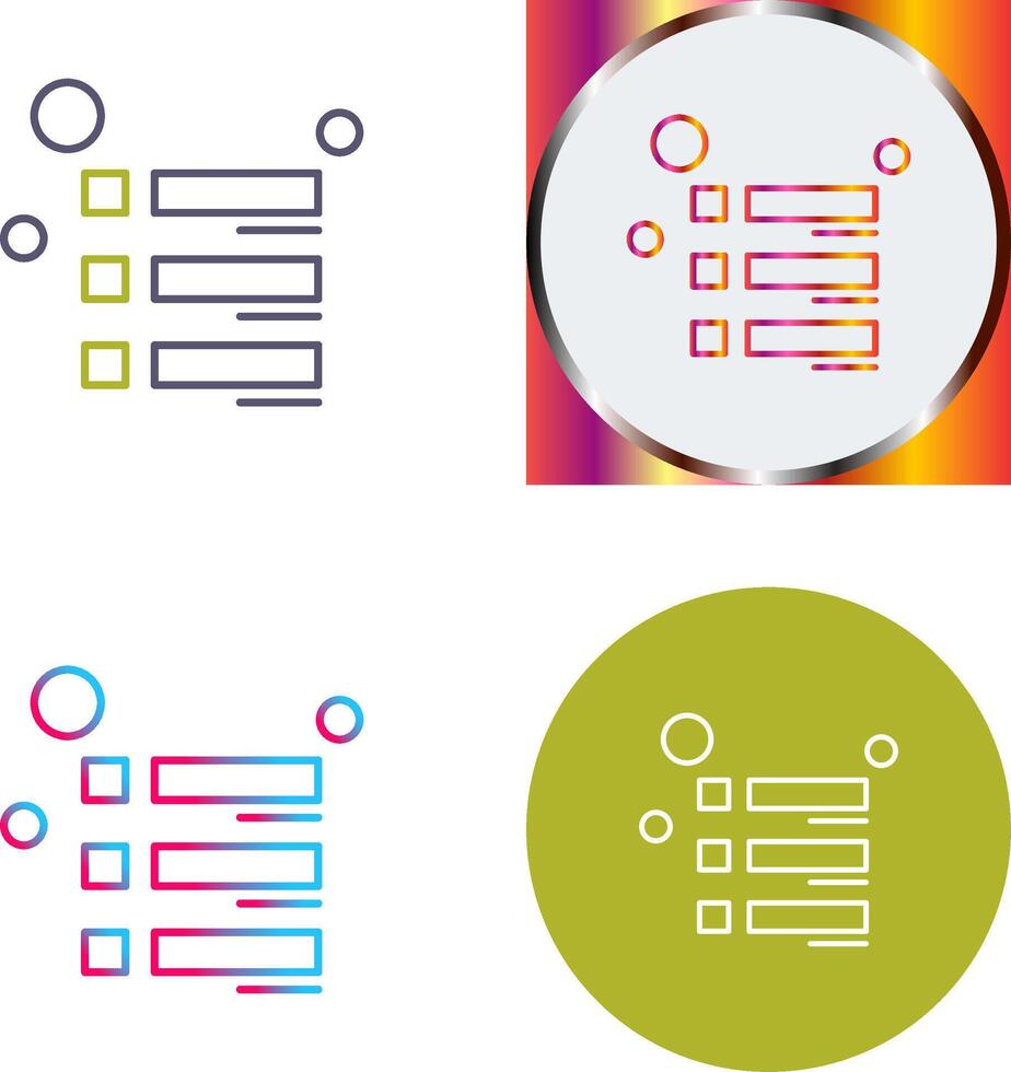 Menu Icon Design vector