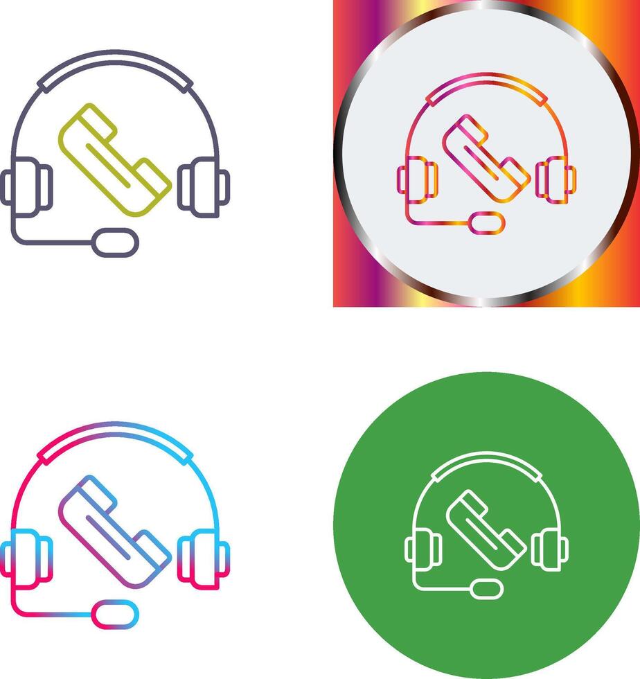 Support Icon Design vector
