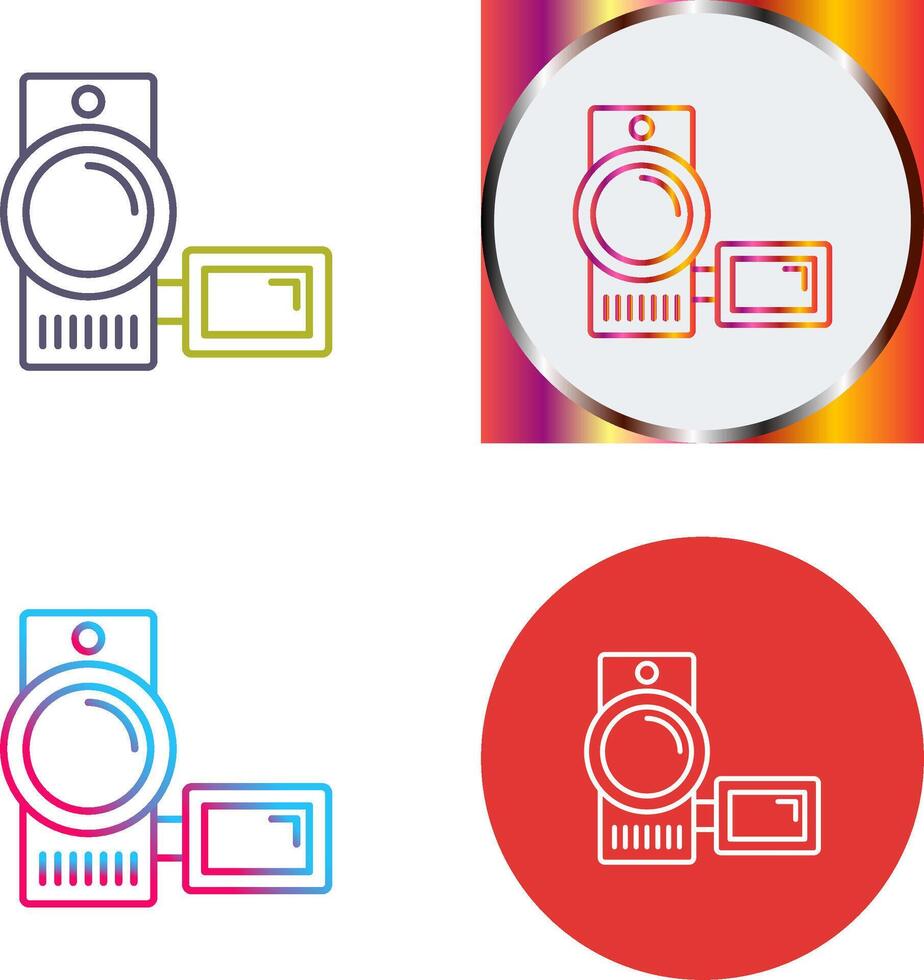 Recorder Icon Design vector