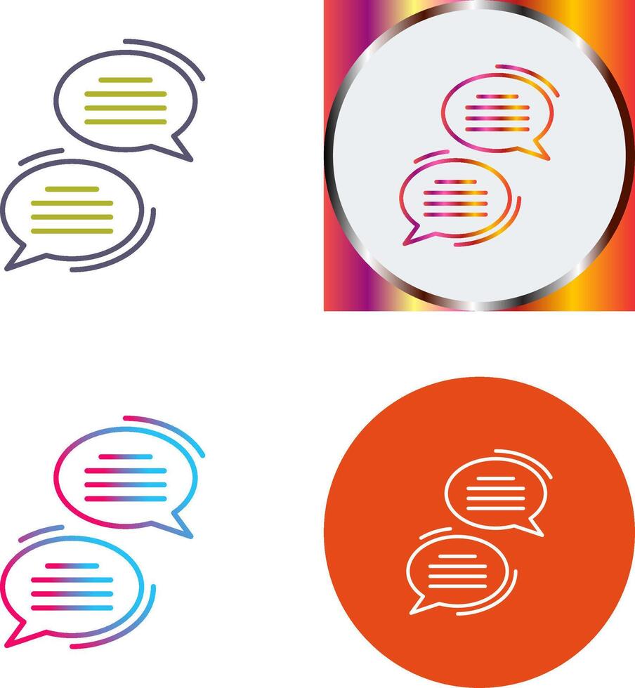 Chat Icon Design vector