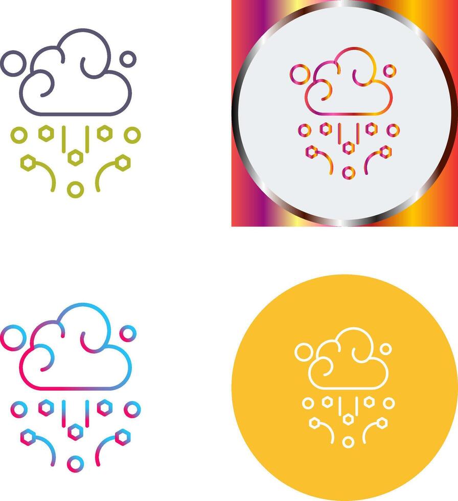 Hail Icon Design vector