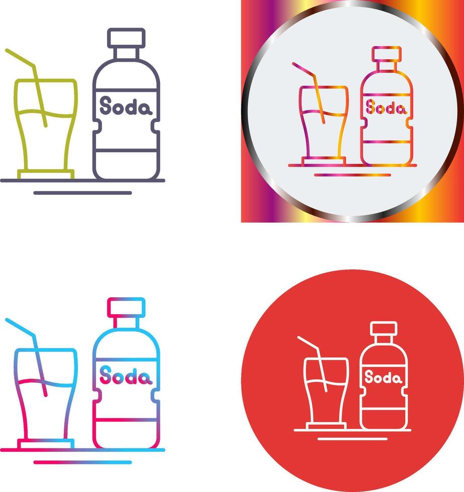 Soda Icon Design vector