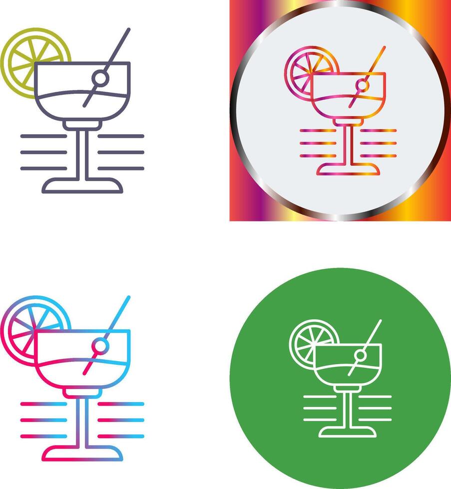 Martini Icon Design vector