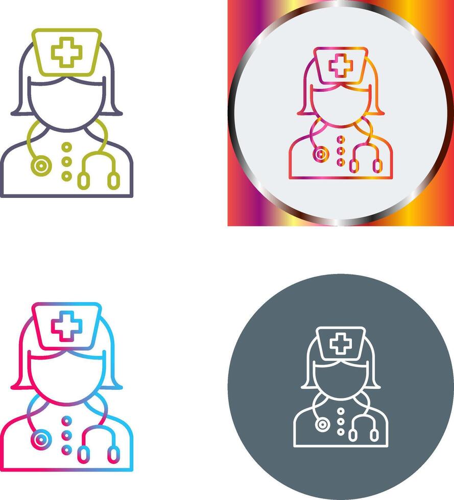 Nurse Icon Design vector