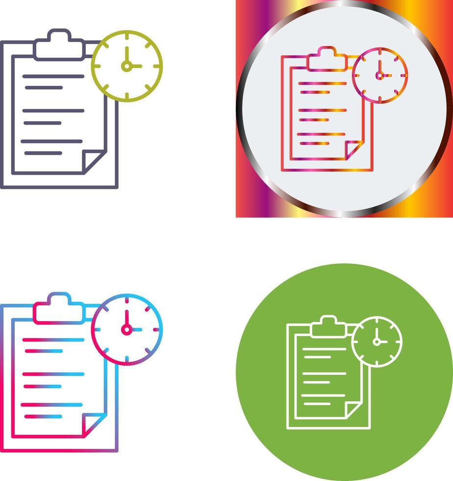 Task Management Icon Design vector