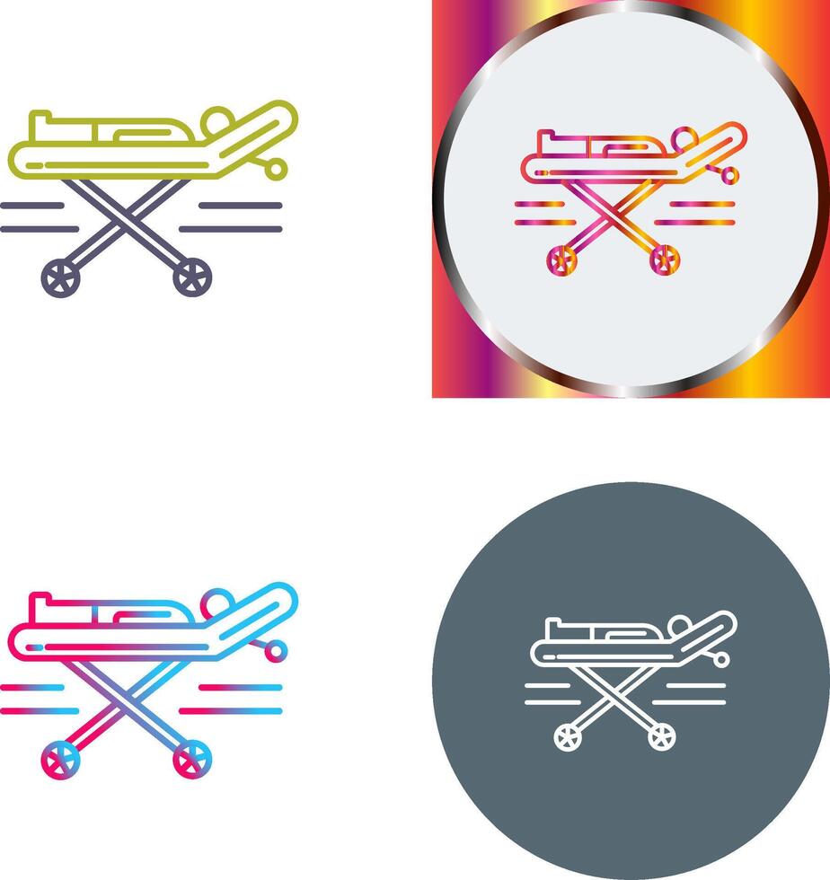 Stretcher Icon Design vector