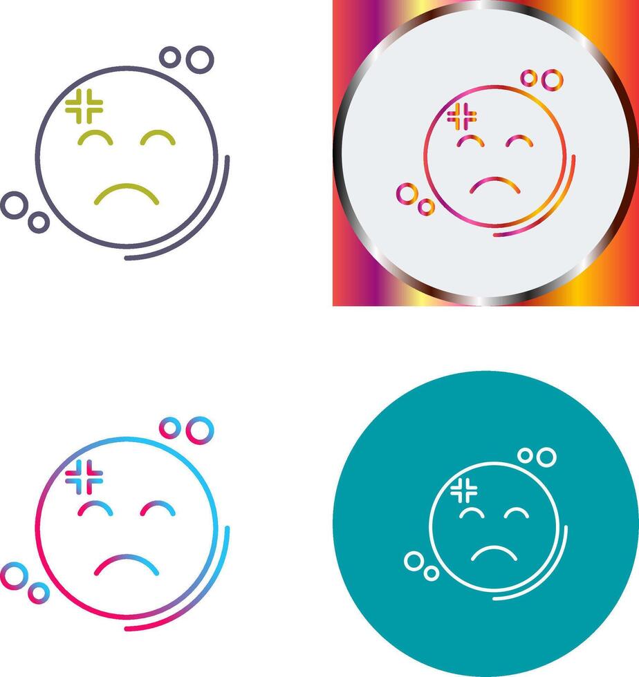 Dissapointment Icon Design vector