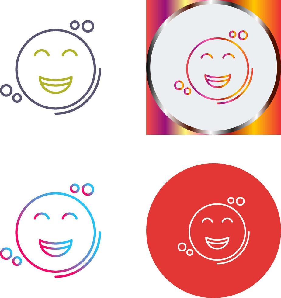 Happy Icon Design vector