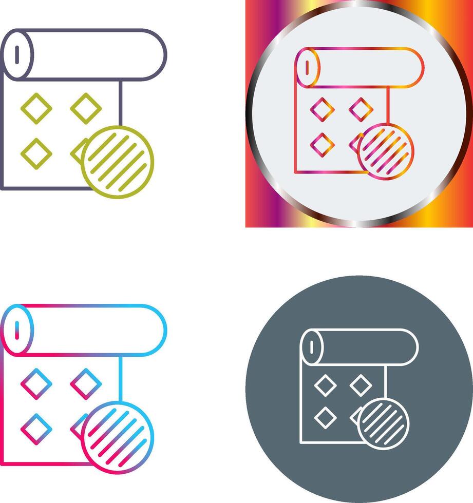 Wallpaper Icon Design vector