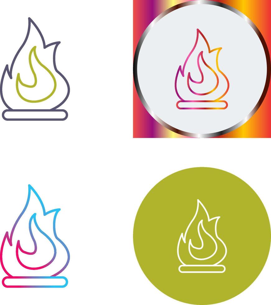 Fire Icon Design vector