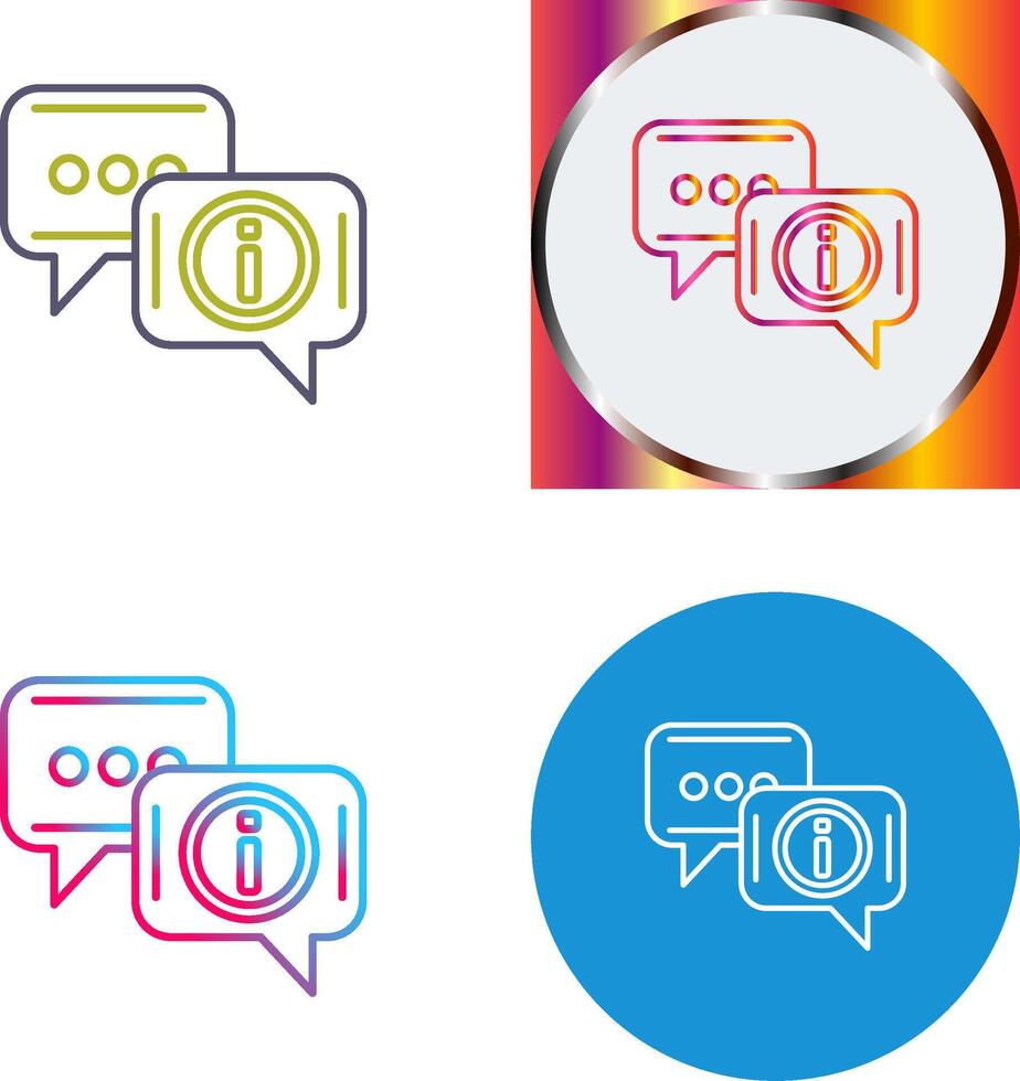 Chat Box Icon Design vector