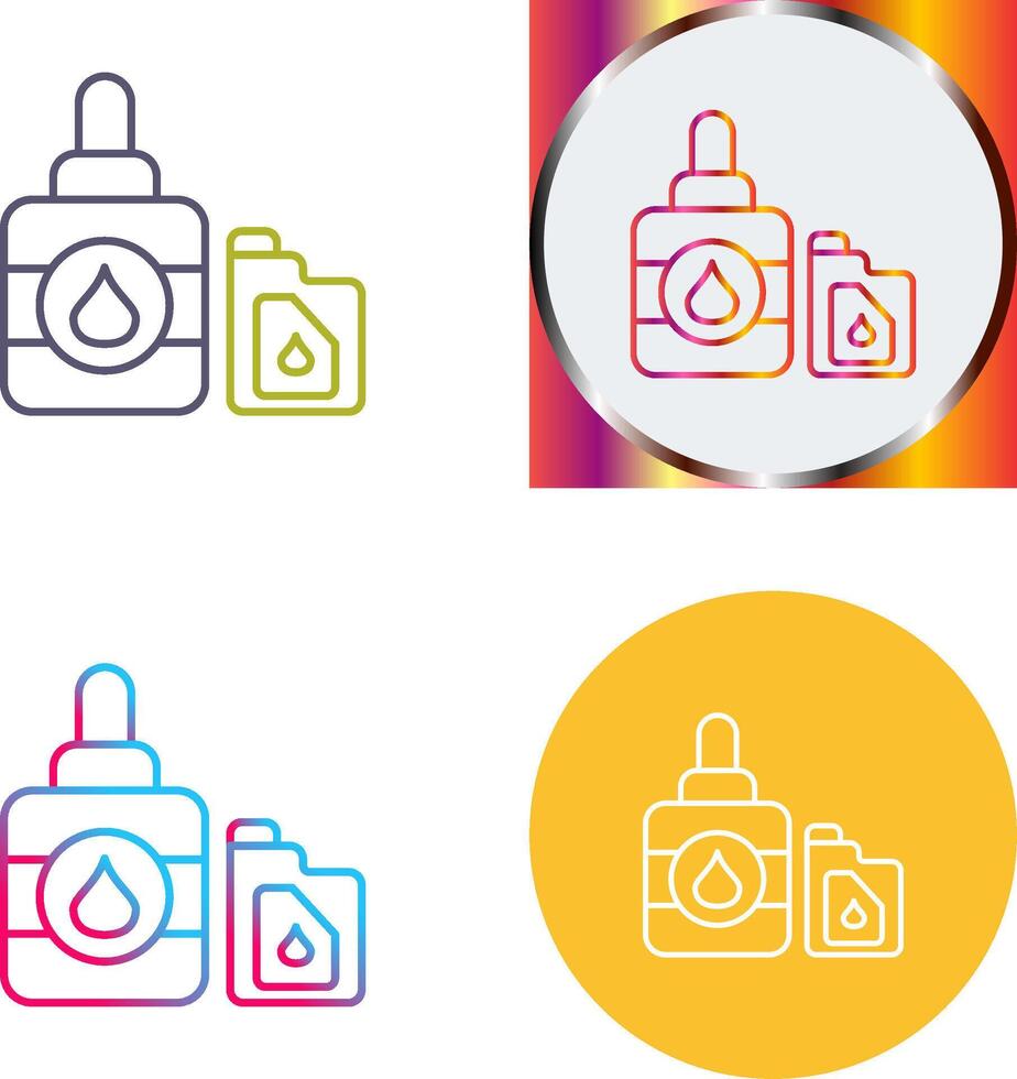 Ink Cartridge Icon Design vector