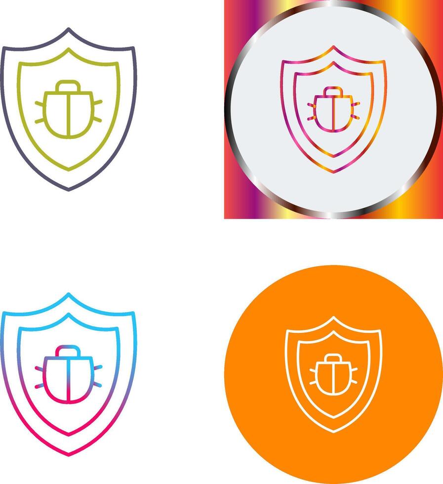 Antivirus Icon Design vector