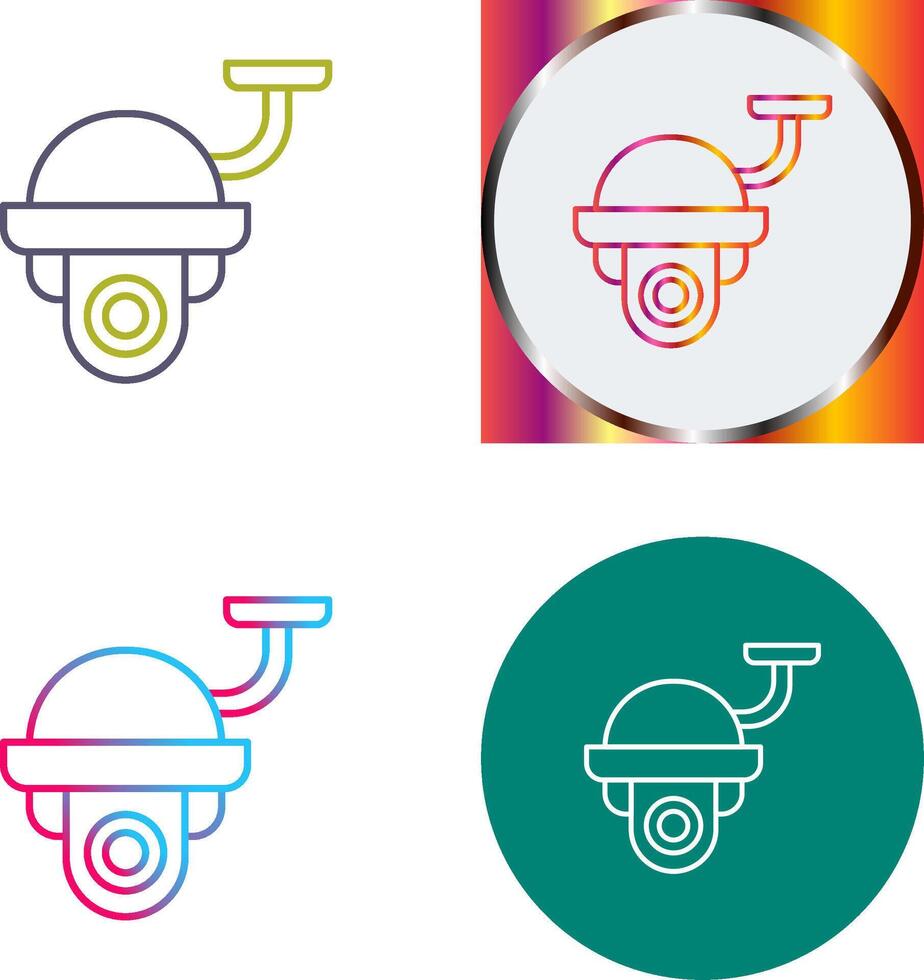 Security Camera Icon Design vector