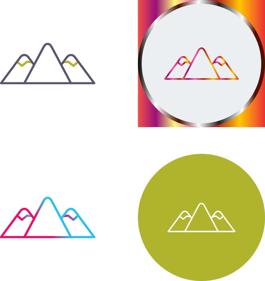 Mountain Icon Design vector