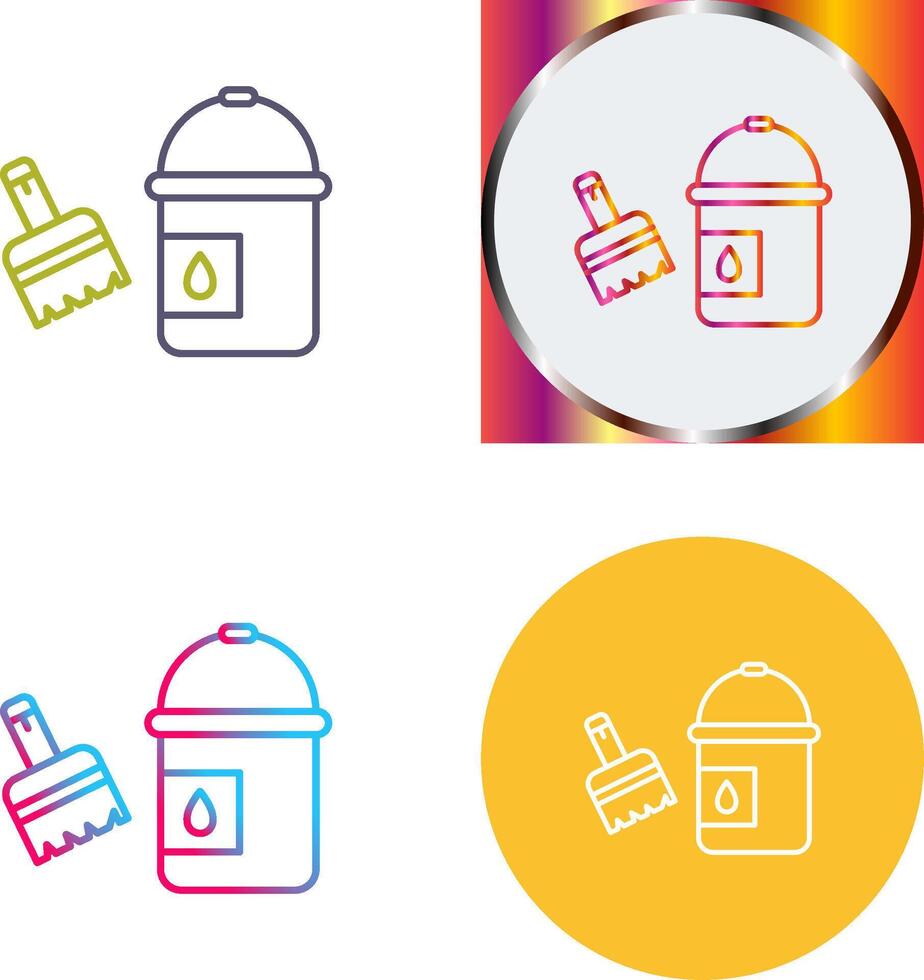 Paint Brush Icon Design vector