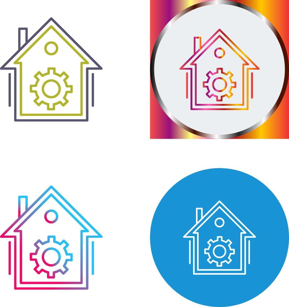 Home Automation Icon Design vector