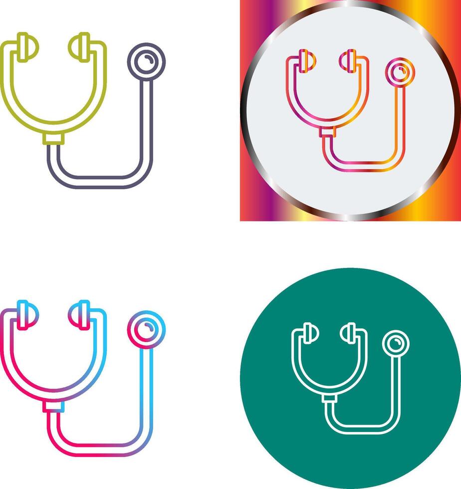 Stethoscope Icon Design vector