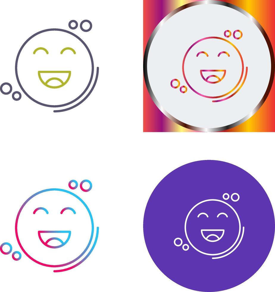 Happiness Icon Design vector