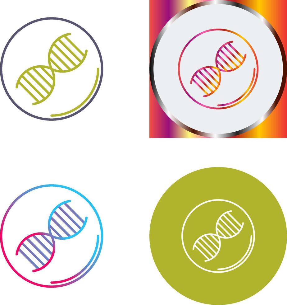 Dna Icon Design vector