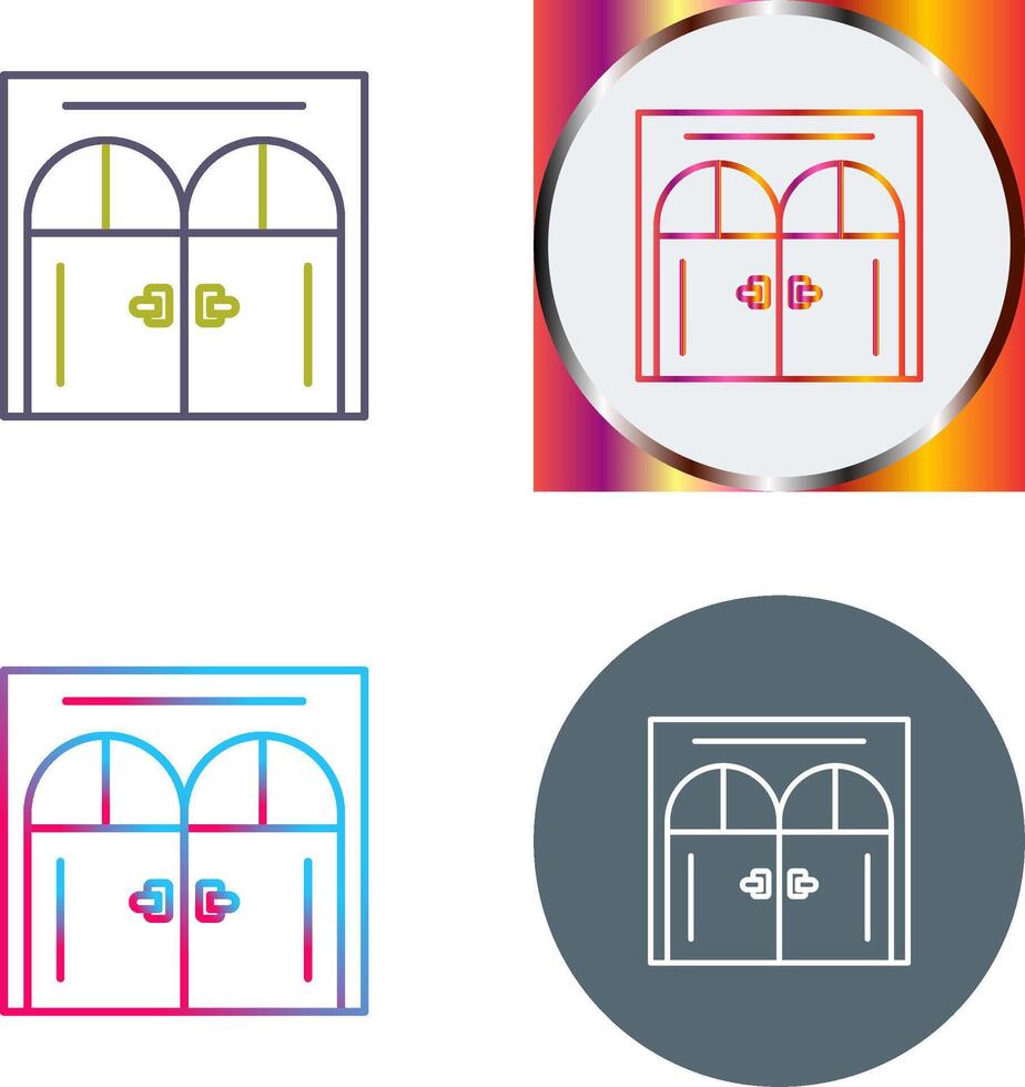 Door Icon Design vector