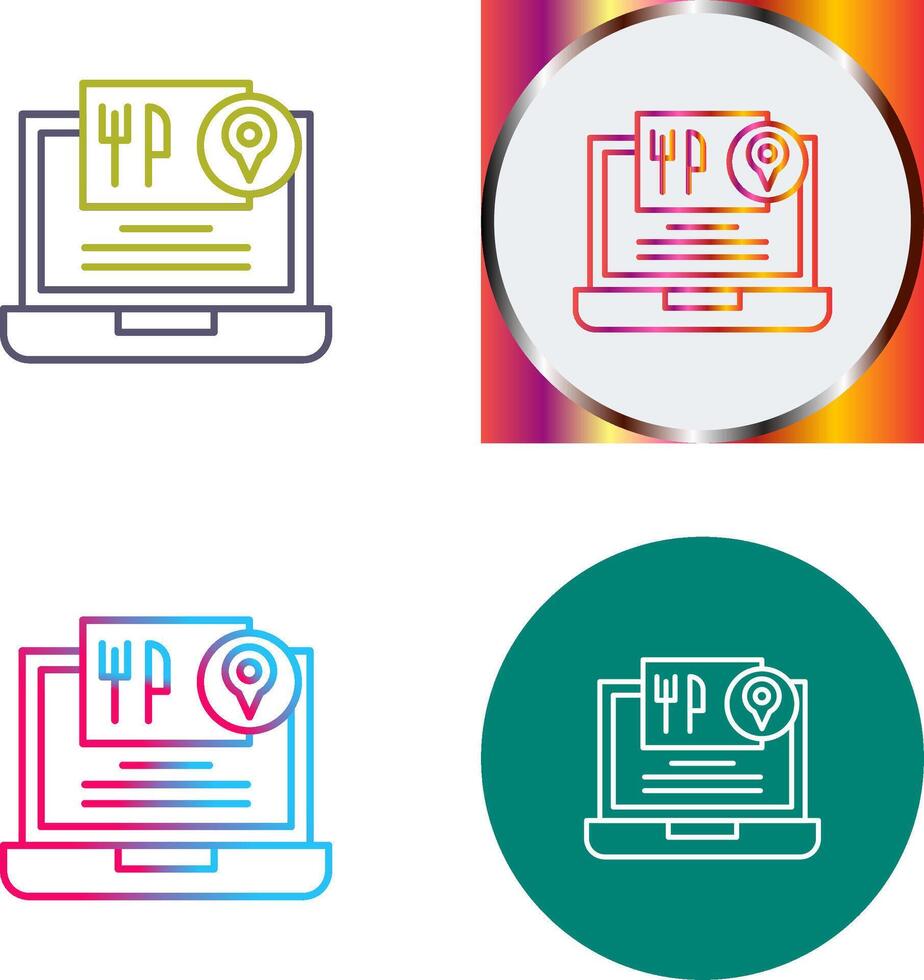 Food Delivery Icon Design vector