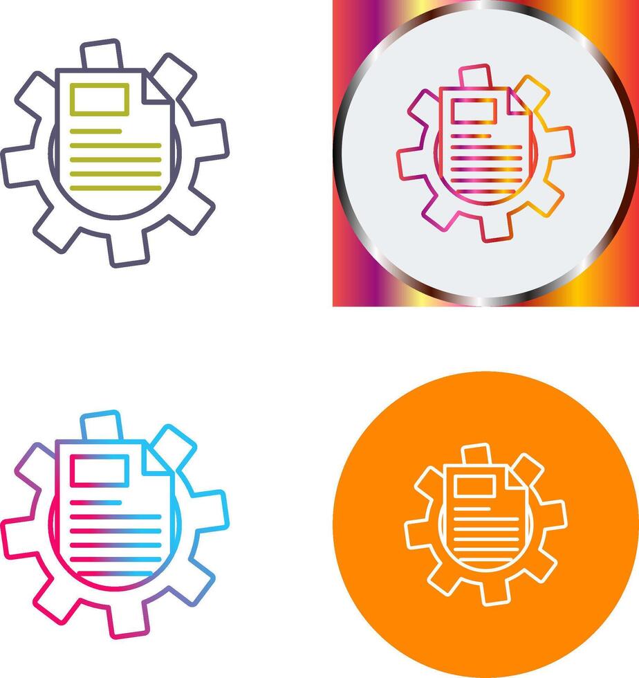 Cogwheel Icon Design vector