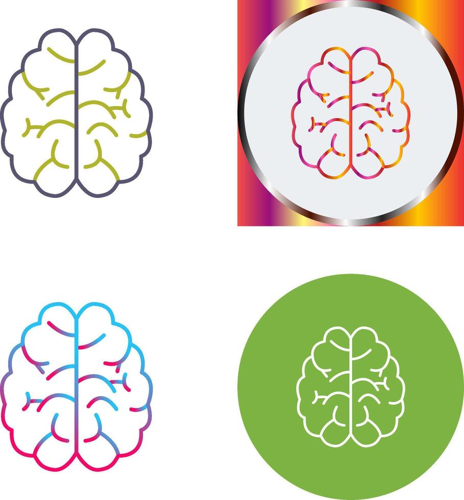 Brain Icon Design vector
