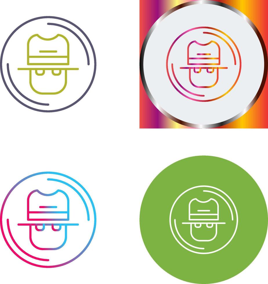 Spy Icon Design vector