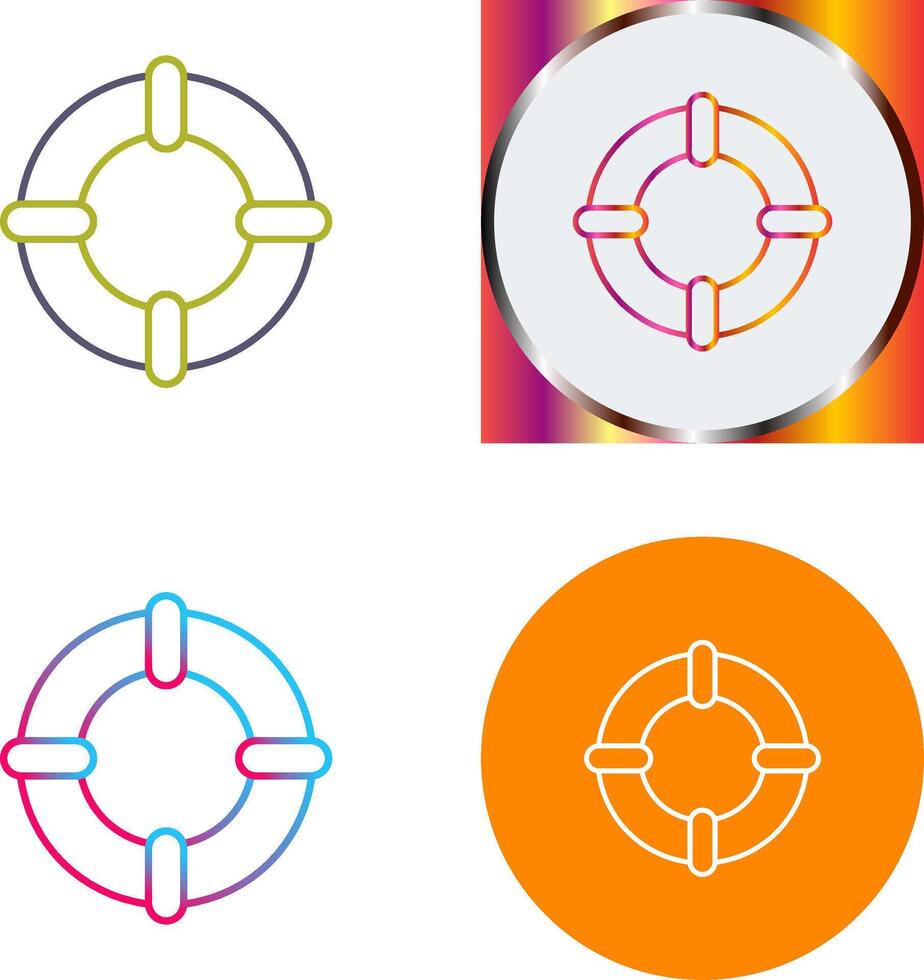 Life Saver Icon Design vector