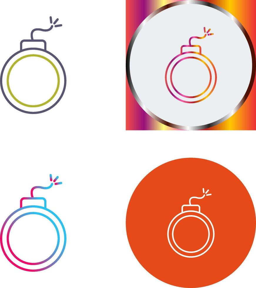 Bomb Icon Design vector