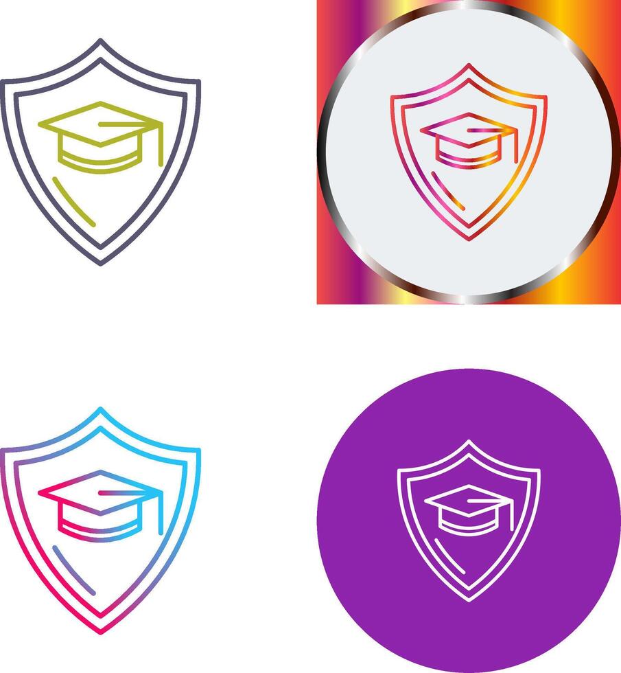 Education Protection Icon Design vector