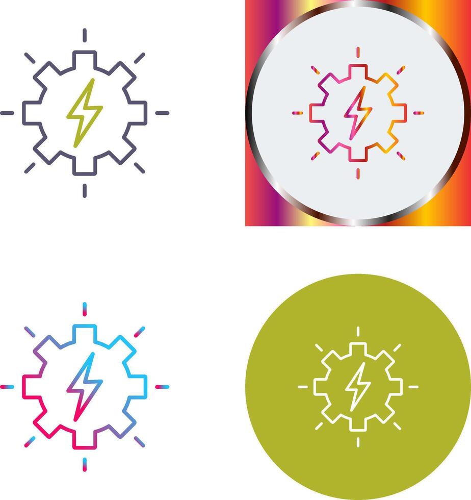 Electricity Icon Design vector