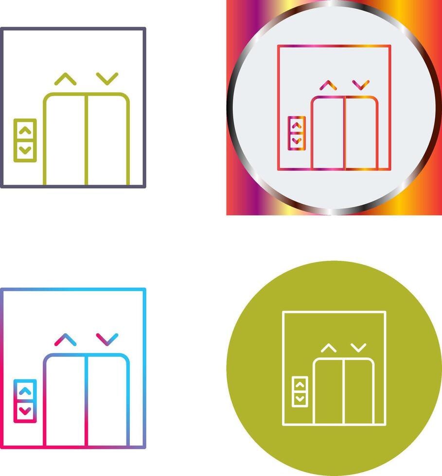Elevator Icon Design vector