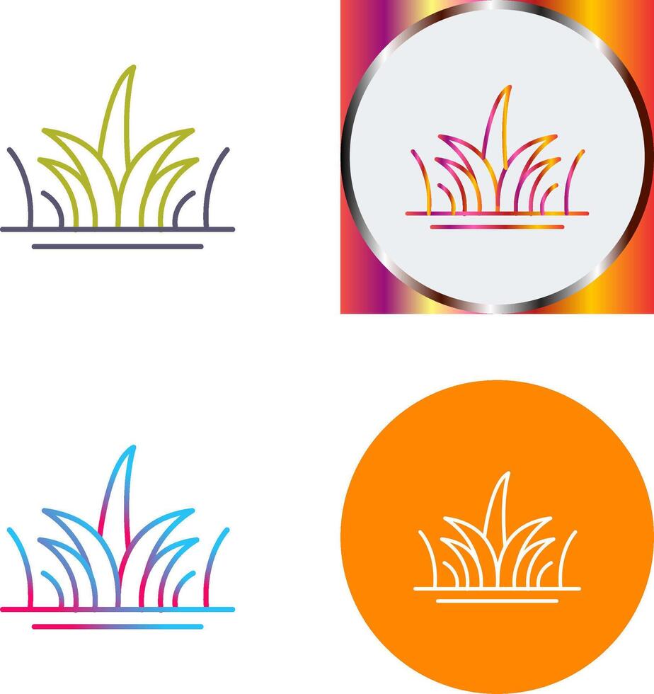 Grass Icon Design vector