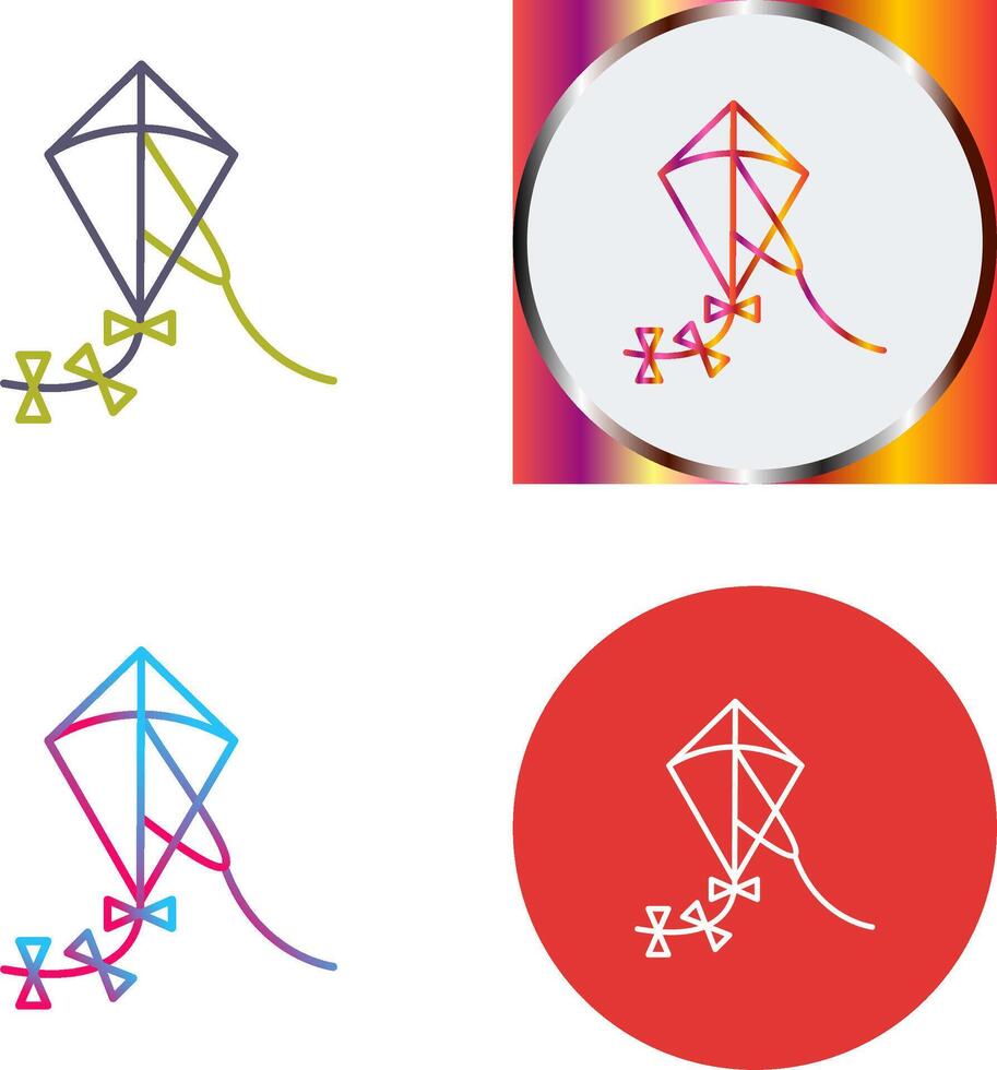 Kite Icon Design vector