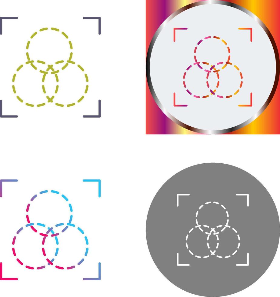 Intersection Icon Design vector