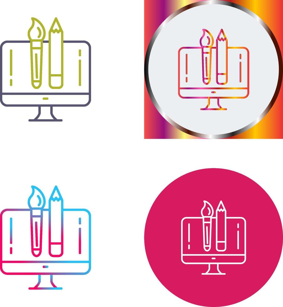 Creatie Design Icon Design vector