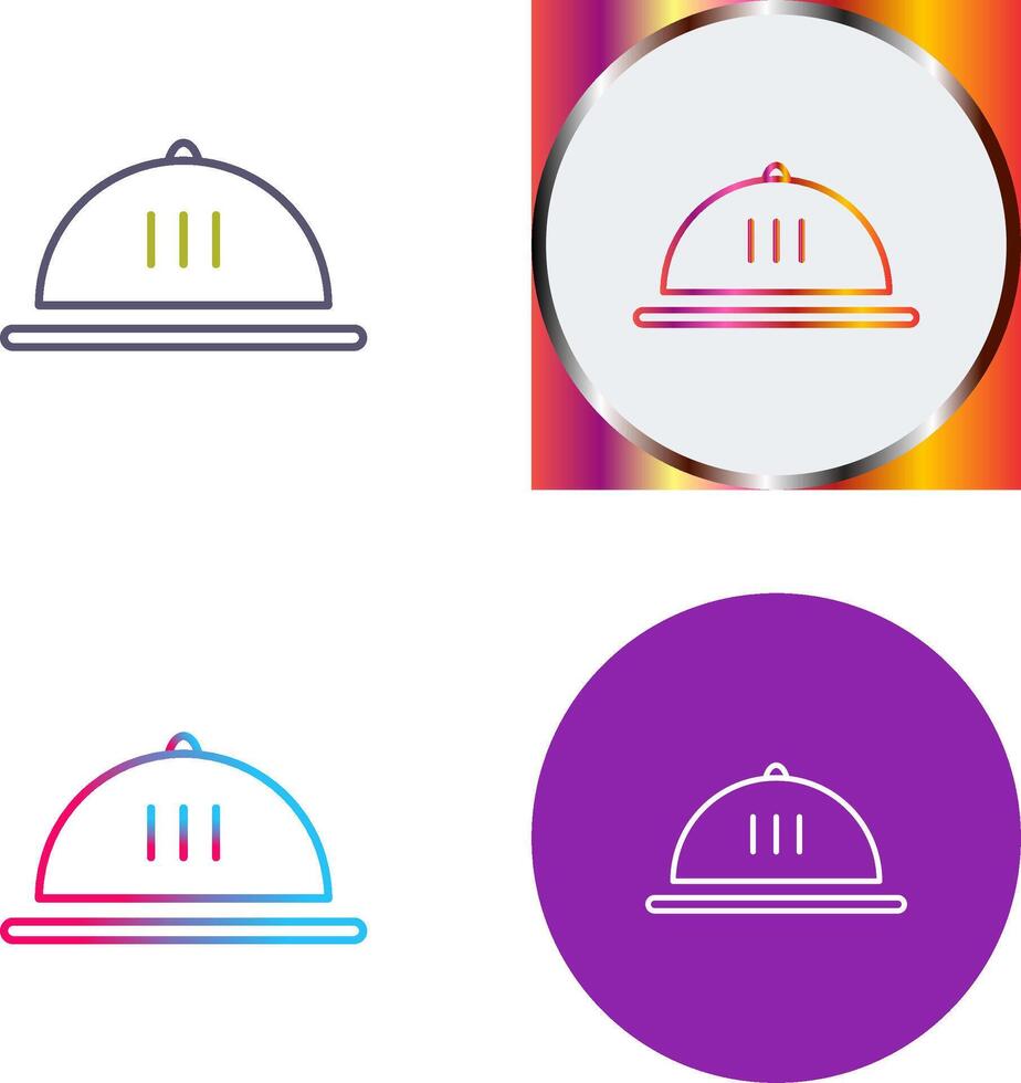 Dish Icon Design vector