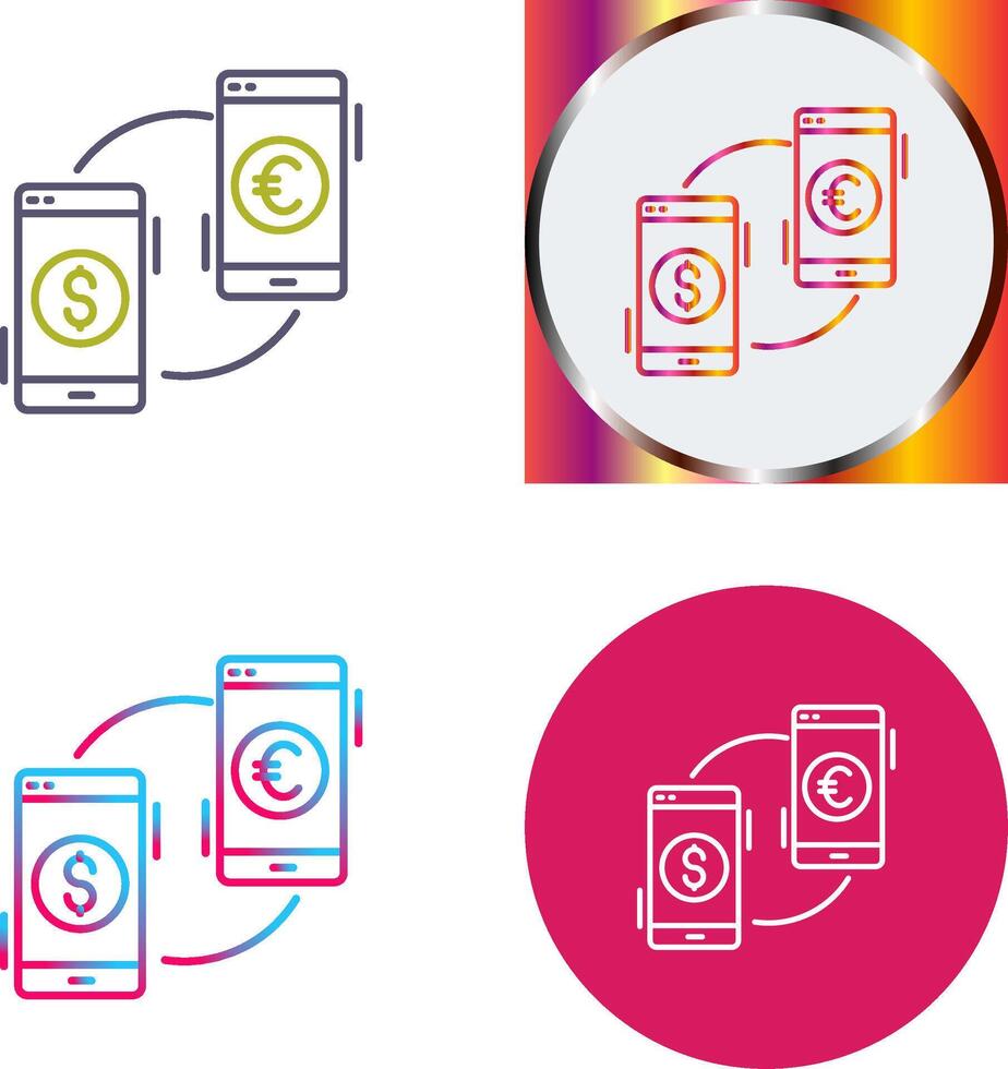 Exchange Icon Design vector