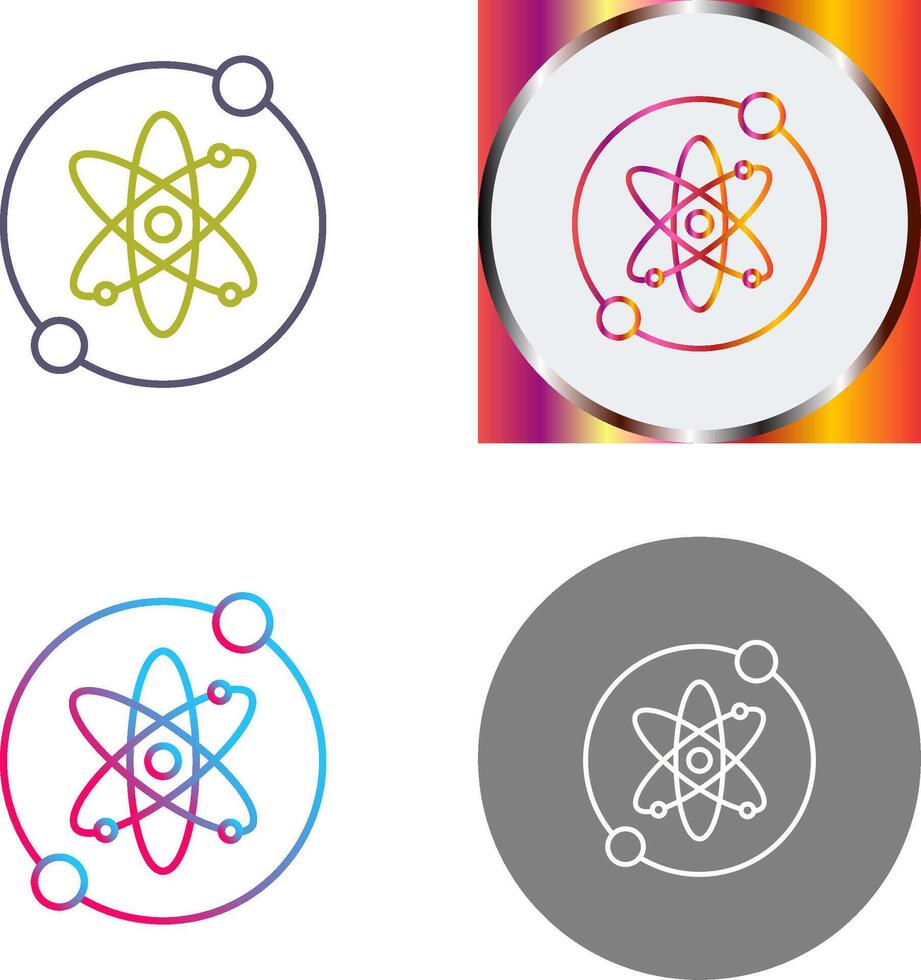 Proton Icon Design vector
