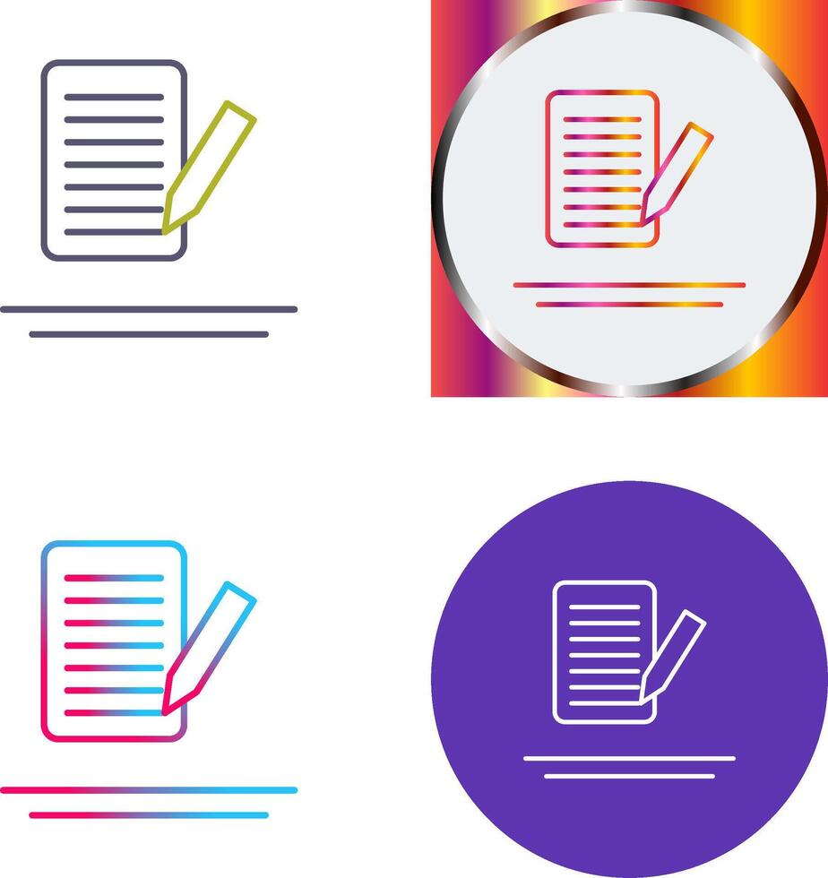Edit Icon Design vector
