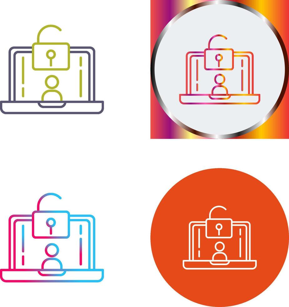 Access Icon Design vector