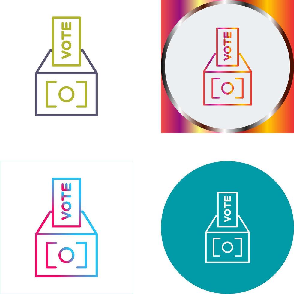 Vote Icon Design vector