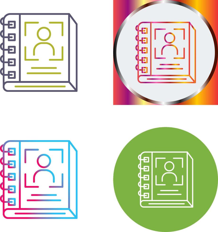 Directory Icon Design vector