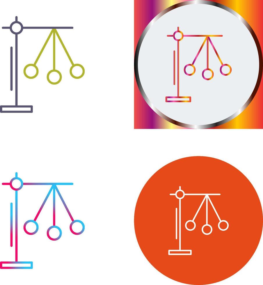 Pendulum Icon Design vector