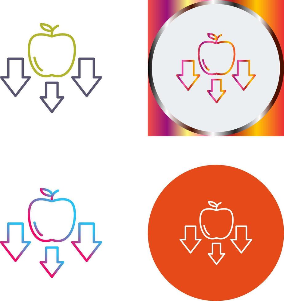 Gravity Icon Design vector