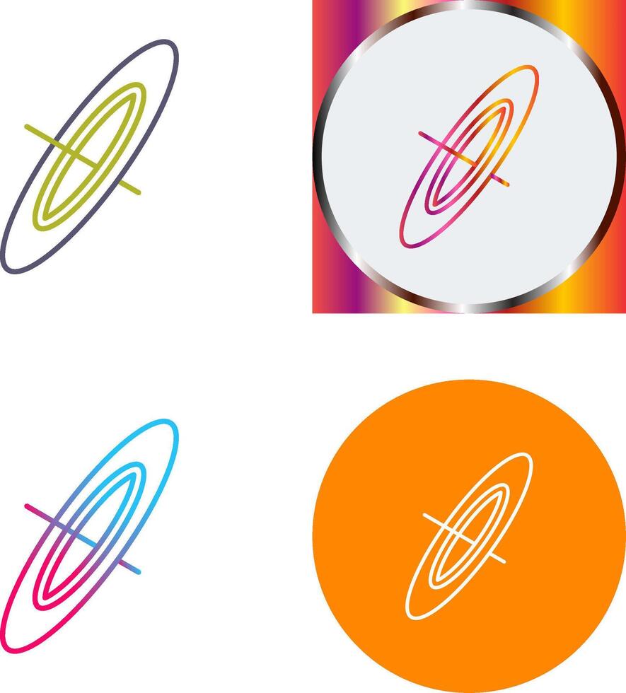 Black Hole Icon Design vector