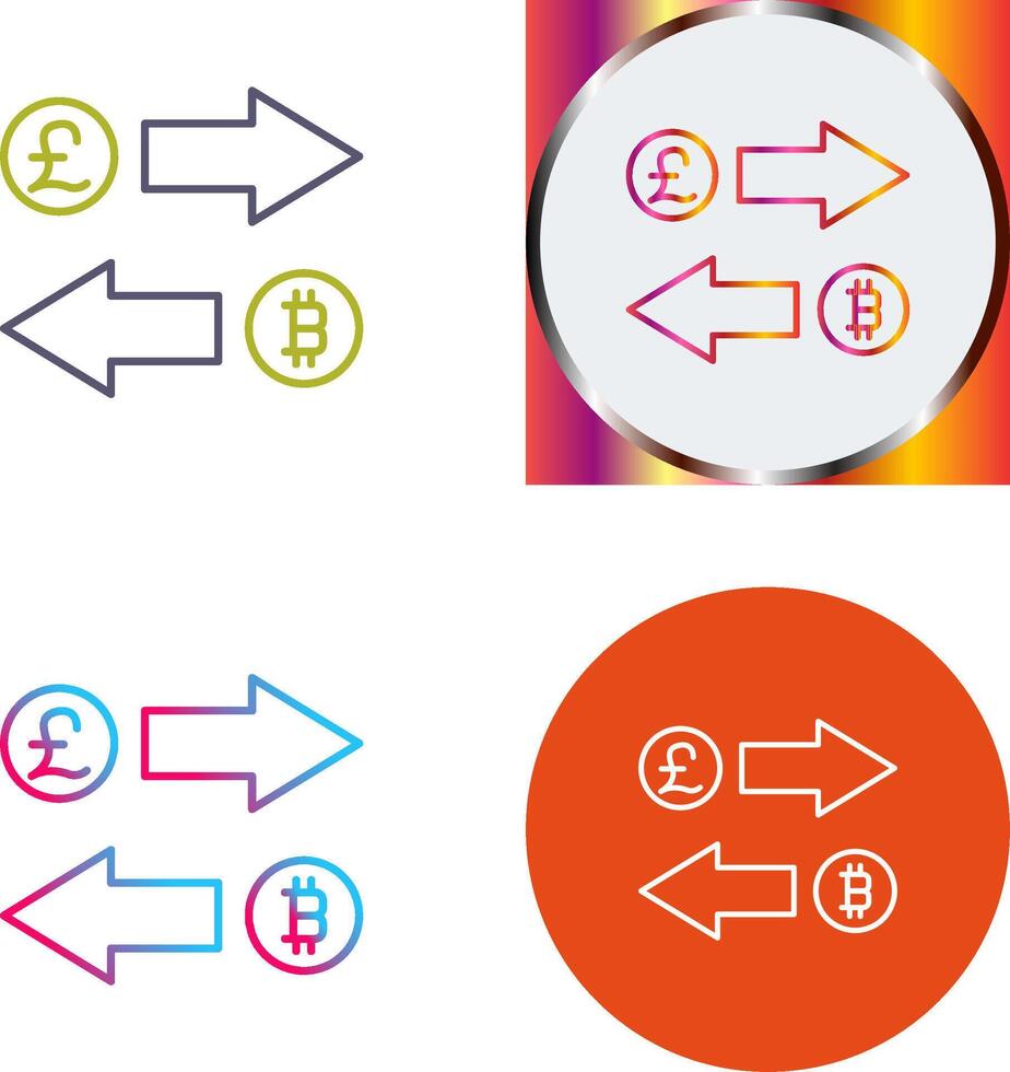 Exchange Icon Design vector